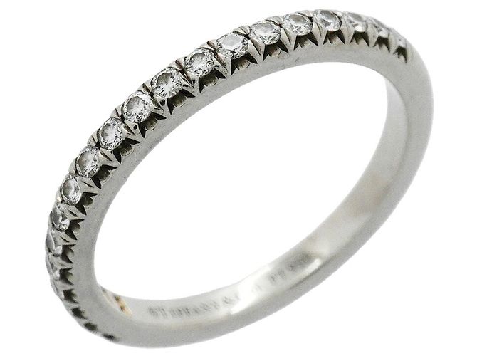 Anello Tiffany & Co. Soleste Half Eternity in Platino e Diamanti