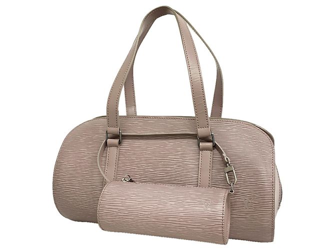 Louis Vuitton Epi Soufflot Handtasche Lila