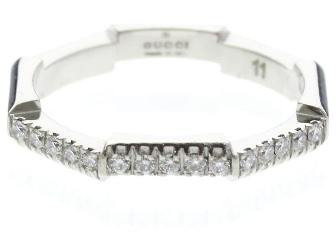 Gucci Link to Love Diamantring Silber