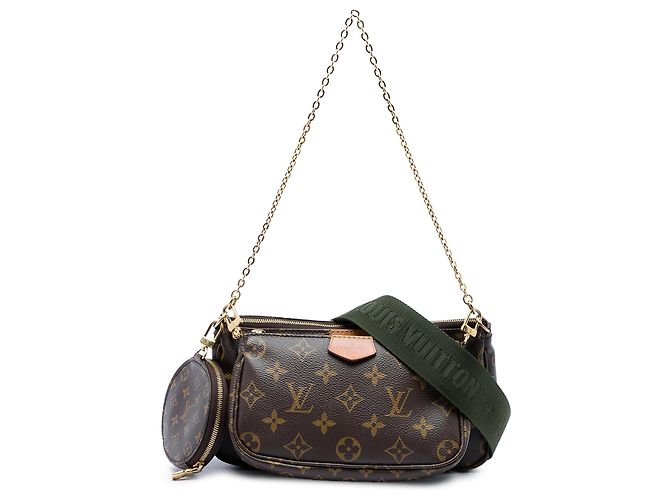Louis Vuitton Brown Monogram Multi Pochette Accessoires Marrone