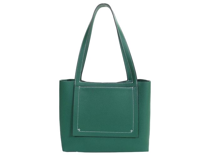 Hermès Green Clemence Cabasellier 31 Vert