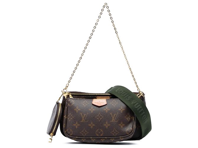 Louis Vuitton Brown Monogram Multi Pochette Accessoires Marrone