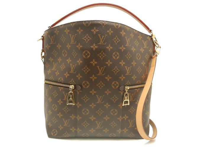 Borsa Satchel Melie Monogram Marrone Louis Vuitton