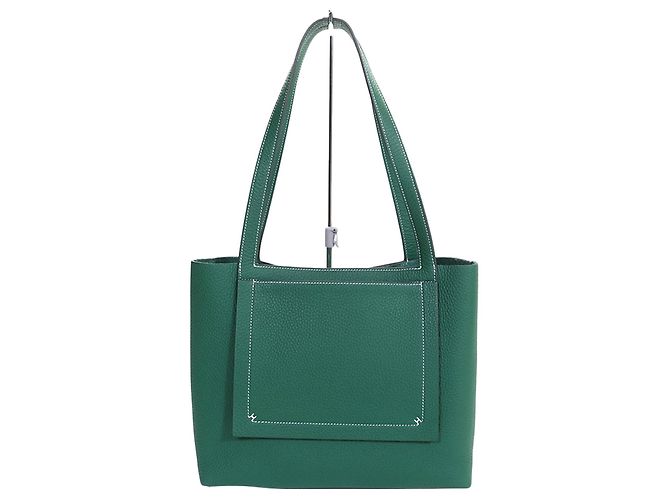 Hermès Green Clemence Cabasellier 31 Vert