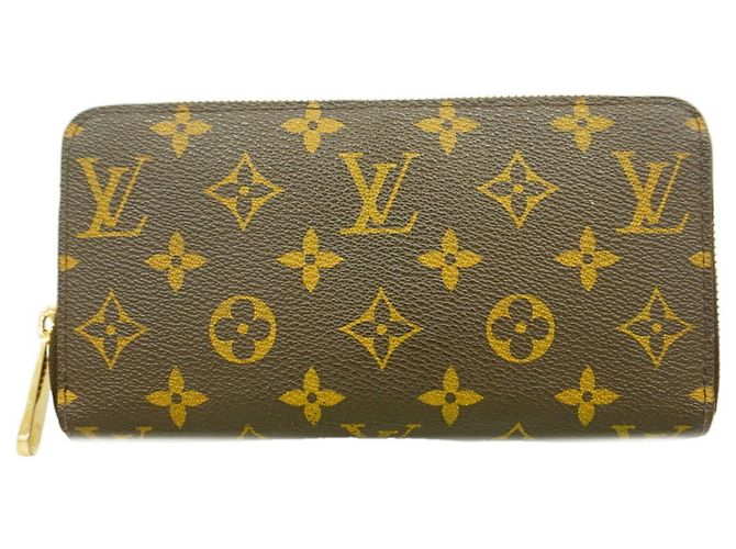Cartera Zippy Monogram Louis Vuitton Castaño