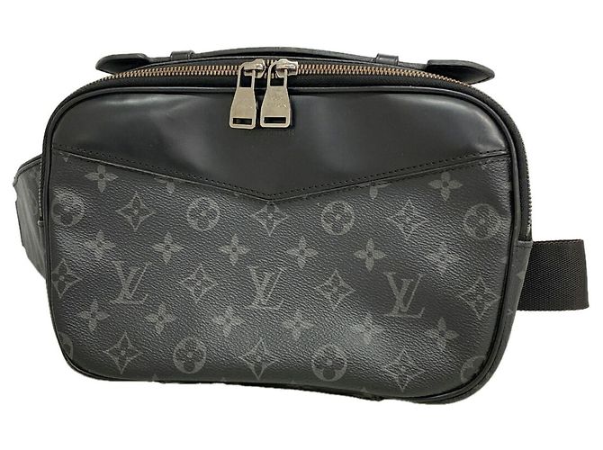 Borsa a tracolla Louis Vuitton Monogram Eclipse Sling Bag M42906 Nero