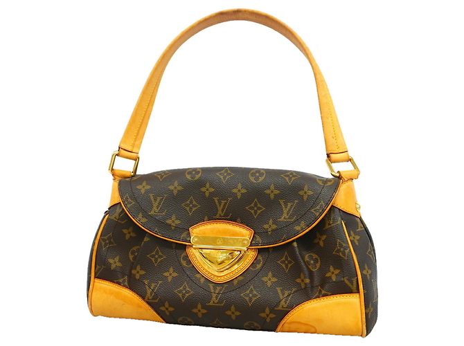 Borsa a tracolla Louis Vuitton Monogram Beverly MM Marrone