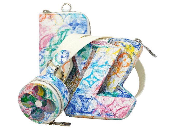 Bolso de hombro Louis Vuitton Monogram Pastel Block LV Multicolor