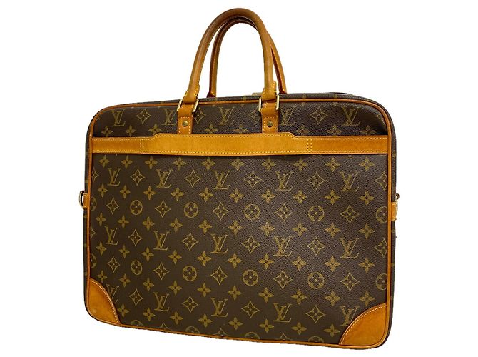 Borsa Louis Vuitton Monogram PDV Portedocument Voyage GM Marrone