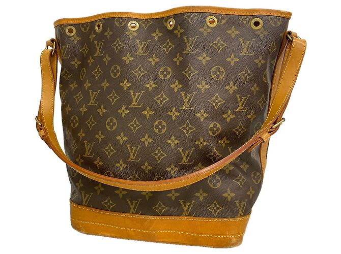 Borsa a tracolla Louis Vuitton Monogram Noe Marrone