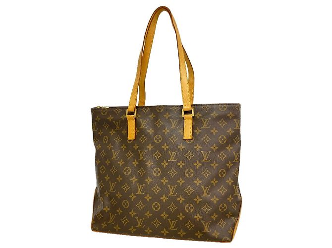 Borsa Cabas Mezzo Monogram Louis Vuitton Marrone