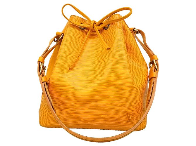 Borsa a tracolla Louis Vuitton Epi Noe M44109 Giallo