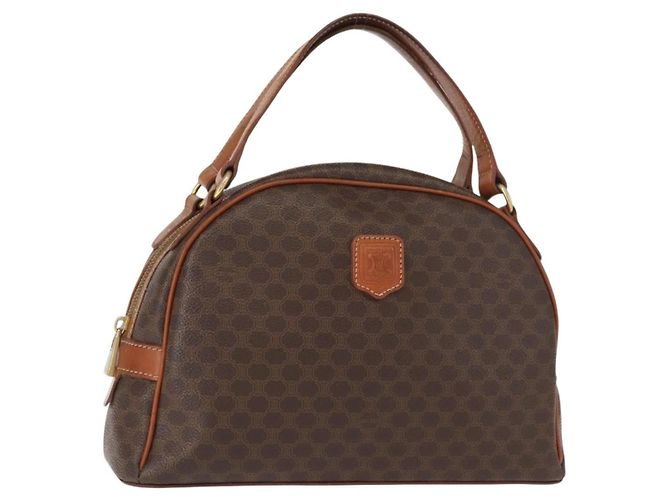 Céline Celine Macadam Canvas Medium Marron