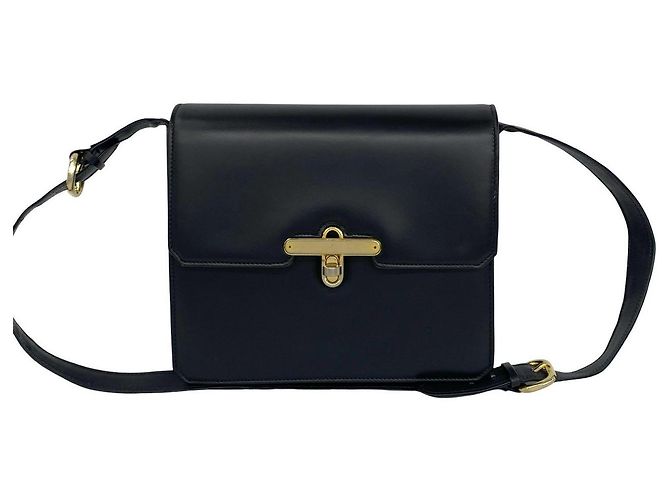 Gucci Calf Shoulder Bag Black