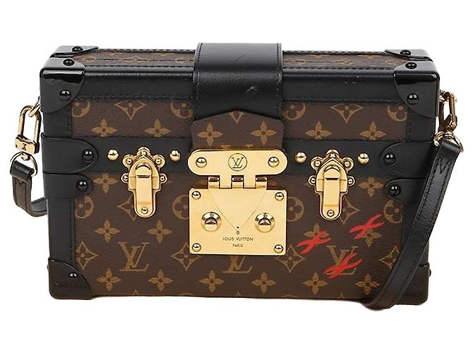 Louis Vuitton Borsa a tracolla Petit Mal Trunk Marrone
