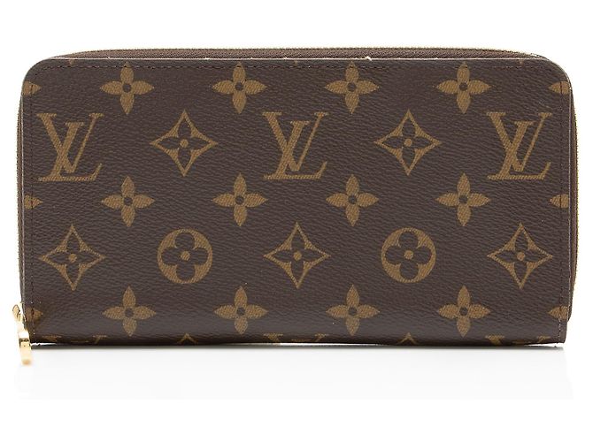 Louis Vuitton Monogram Canvas Zippy Wallet Brown