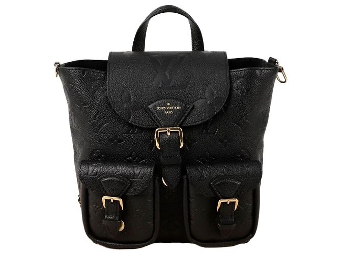 Louis Vuitton Backup Backpack Monogram Empreinte Leather Black