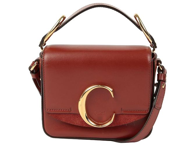 Chloé Mini borsa tote a tracolla Marrone 