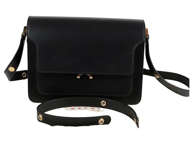 Marni Borsa a tracolla Trunk Medium Nero 