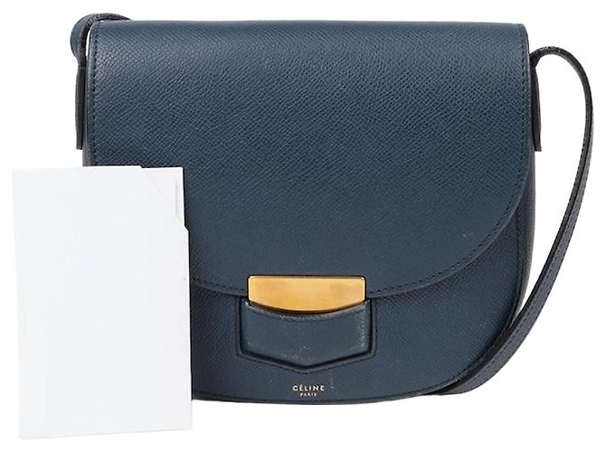 Céline Borsa a tracolla piccola Trotter Blu