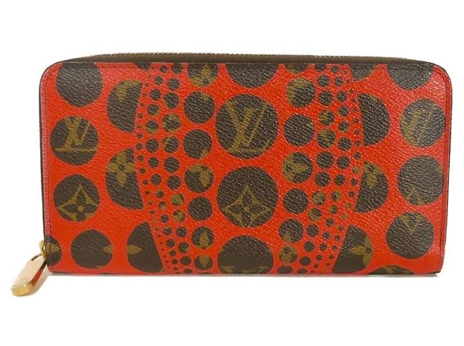 Louis Vuitton Zippy Wallet Monogram Long Wallet Limited Rosso