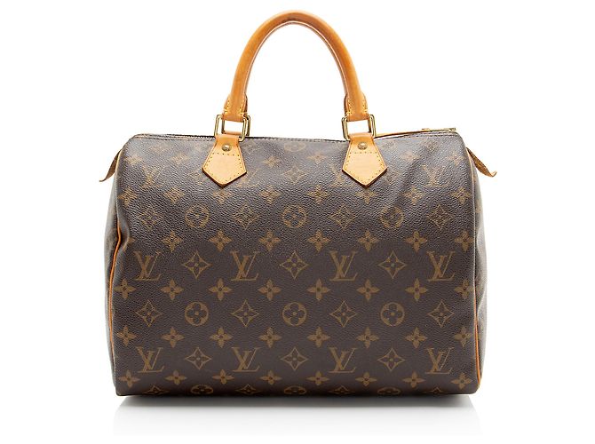 Bolsa Louis Vuitton Monogram Canvas Speedy 30 Marrom