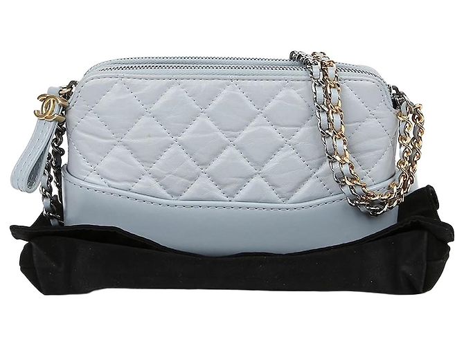 Chanel Borsa a tracolla Gabrielle Mini Chain Blu