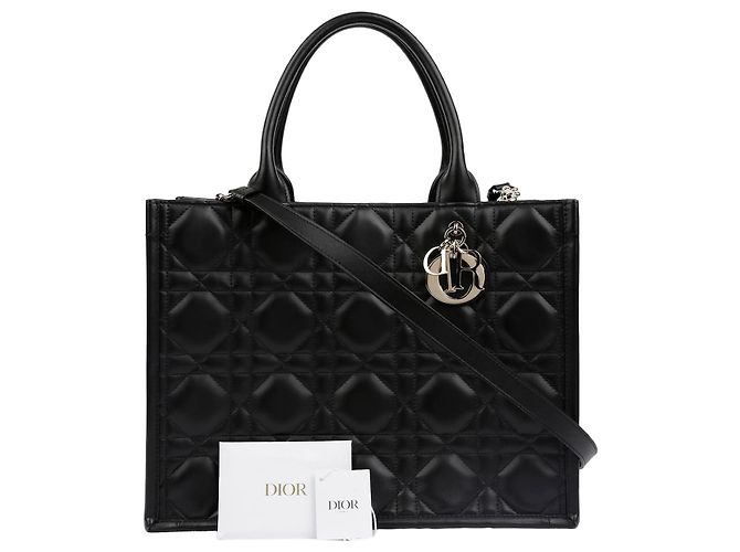Dior Borsa a Tracolla Tote Medium Nero