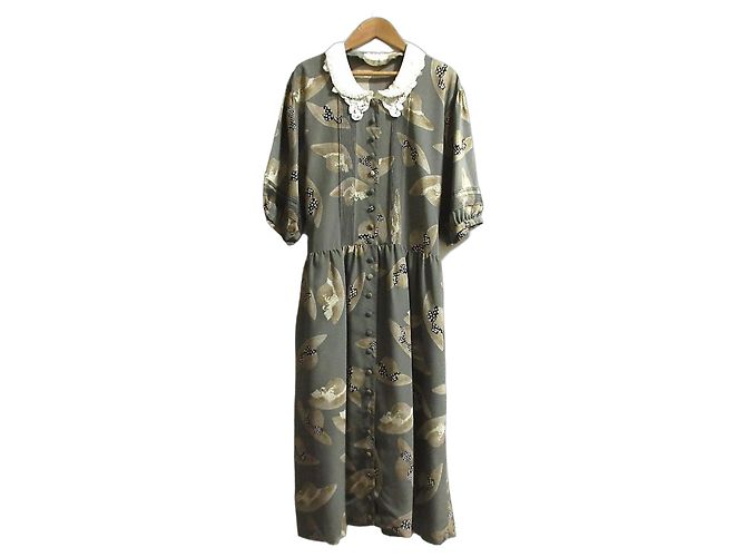 Autre Marque PINK HOUSE Kleid Braun Schwarz Weiß