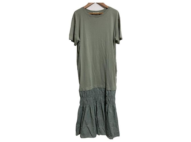Autre Marque emmi T-Shirt-Kleid langes Kleid Grün