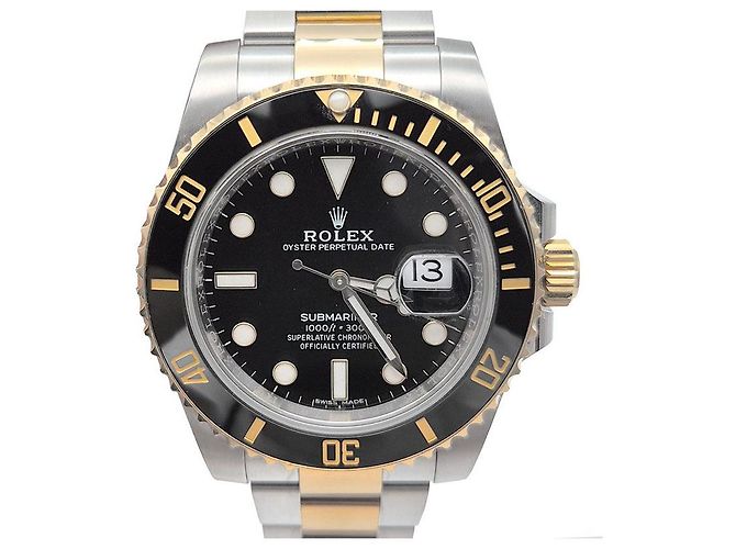 Rolex Relógio Submariner Combination Preto