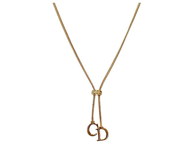 Dior Collana Cubic CD Gold D'oro 