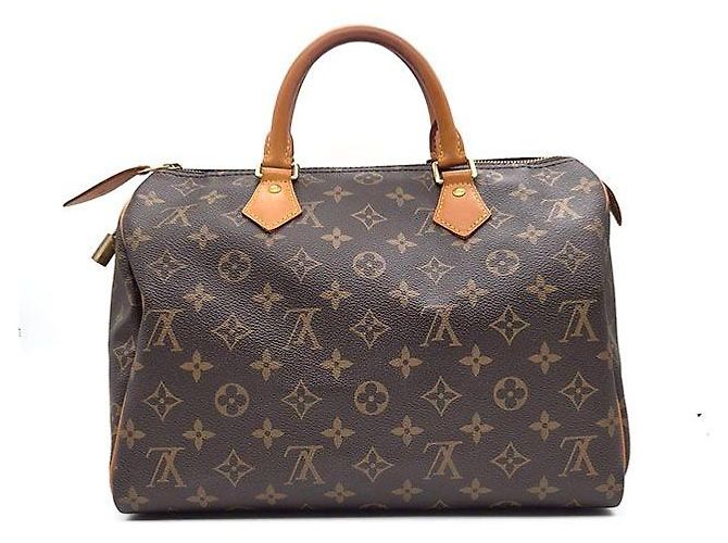 Louis Vuitton Monogram Speedy 30 Marron