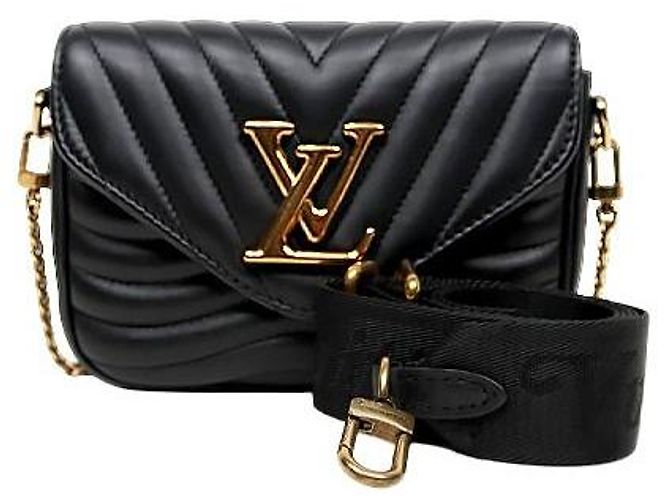Louis Vuitton Borsa a tracolla Multi Pochette New Wave Nera Nero