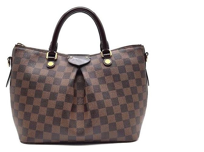 Bolsa Louis Vuitton Damier Sienna PM Marrom