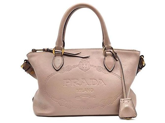 Prada Borsa tote e a tracolla Grace in vitello Rosa