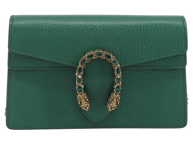 Gucci Dionysus Leather Mini Verde