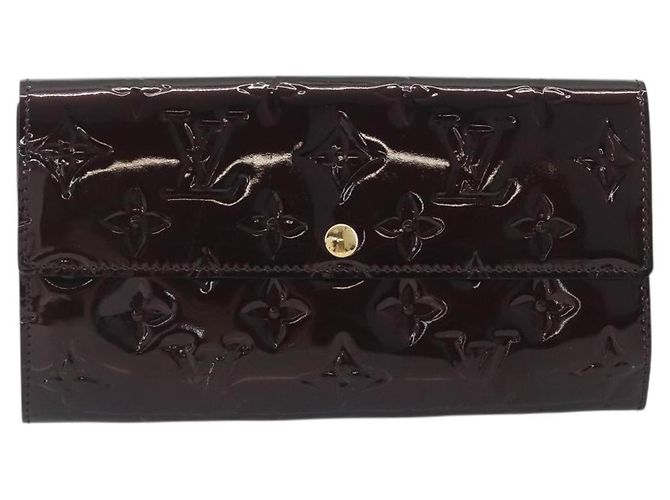 Louis Vuitton Sarah Monogram Vernis Burdeos