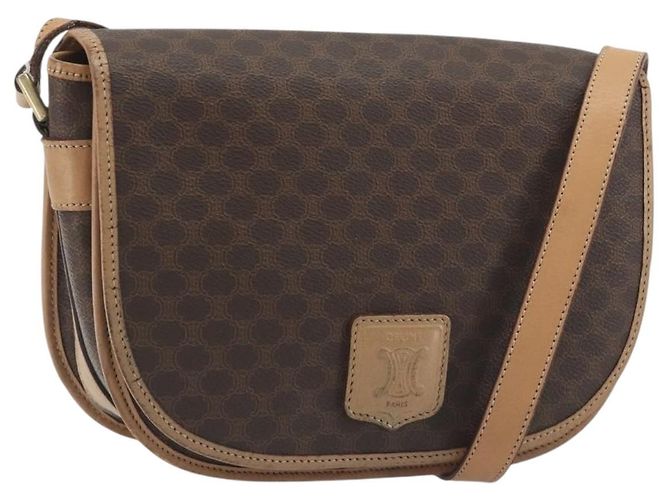 Céline Celine Macadam Canvas Small Marron