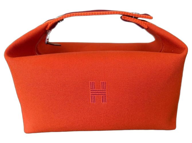 Hermès Hermes Bride-a-Brac GM Orange Canvas