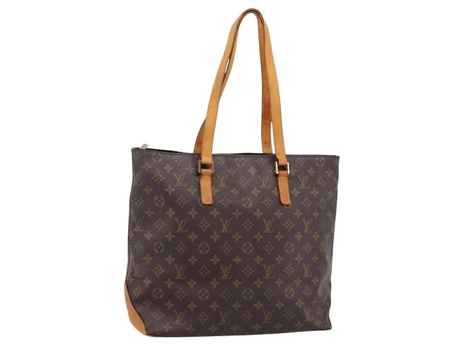 LOUIS VUITTON Monogram Cabas Mezzo Tote Bag M51151 LV Auth 197009 Monogramma