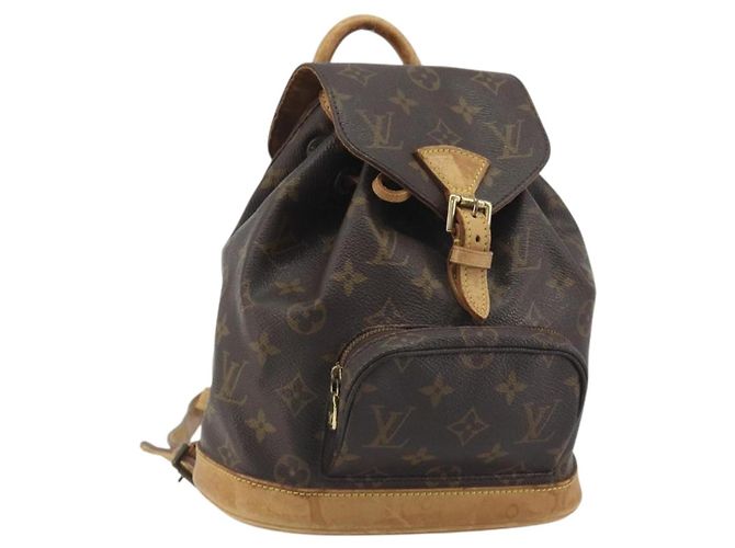 Mochila LOUIS VUITTON Monogram Montsouris PM M51137 LV Auth ka5743 Monograma
