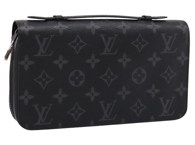 LOUIS VUITTON Monogram Eclipse Zippy XL Travel Case M61698 LV Auth 198756V Monogramma