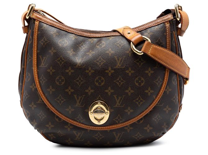 Twist Borsa a tracolla Louis Vuitton Monogram Tulum GM Marrone