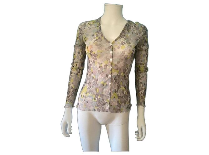 Coast Top con estampado floral Multicolor Gris Amarillo Azul claro