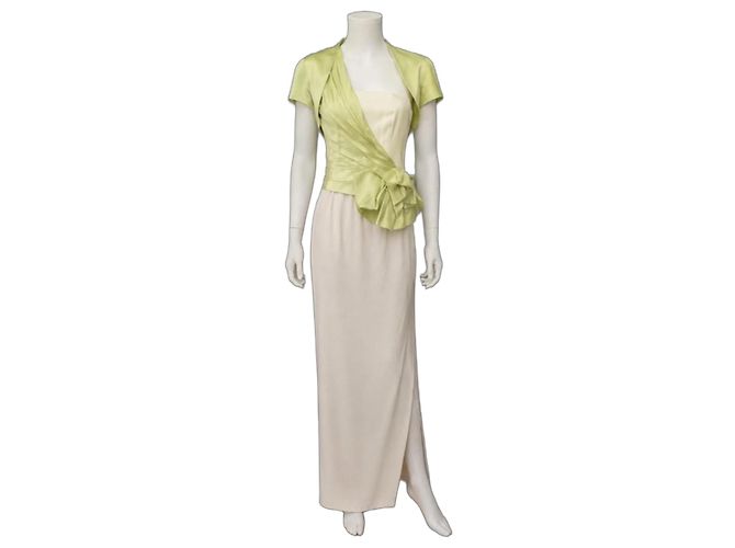 Paule Ka Maxikleid Beige Grün