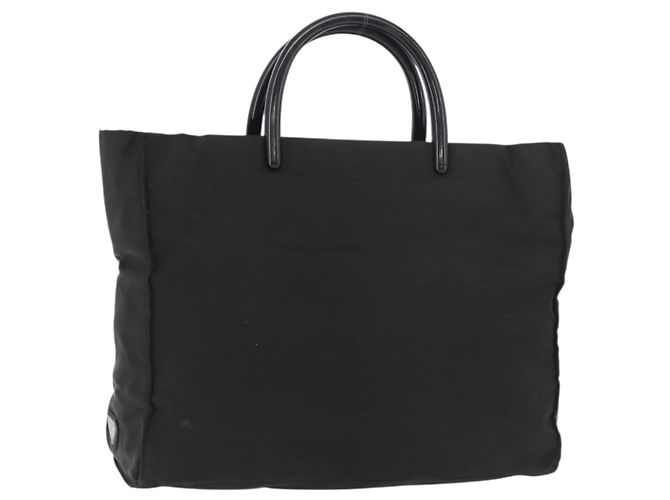 PRADA Handtasche Nylon Black Silver