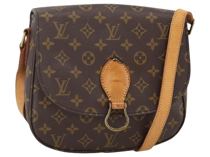 LOUIS VUITTON Monogram Saint Cloud GM Shoulder Bag M51242 LV
