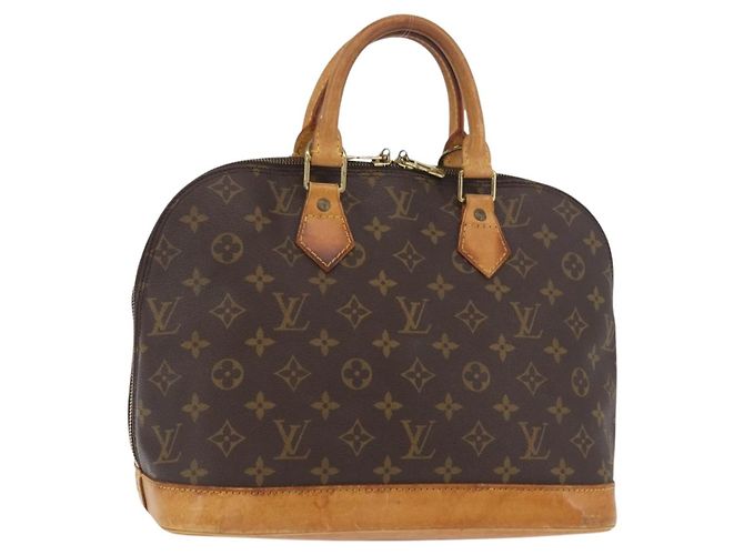 LOUIS VUITTON Monogram Alma Hand Bag M51130 LV
