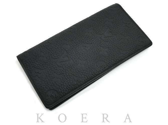 Louis Vuitton Portefeuille Brazza Long Wallet Black